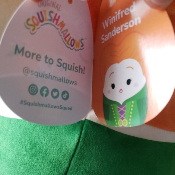 Hocus Pocus Plush Winifred Sanderson Sisters Halloween Squishmallows Disney 12” - Picture 7 of 10